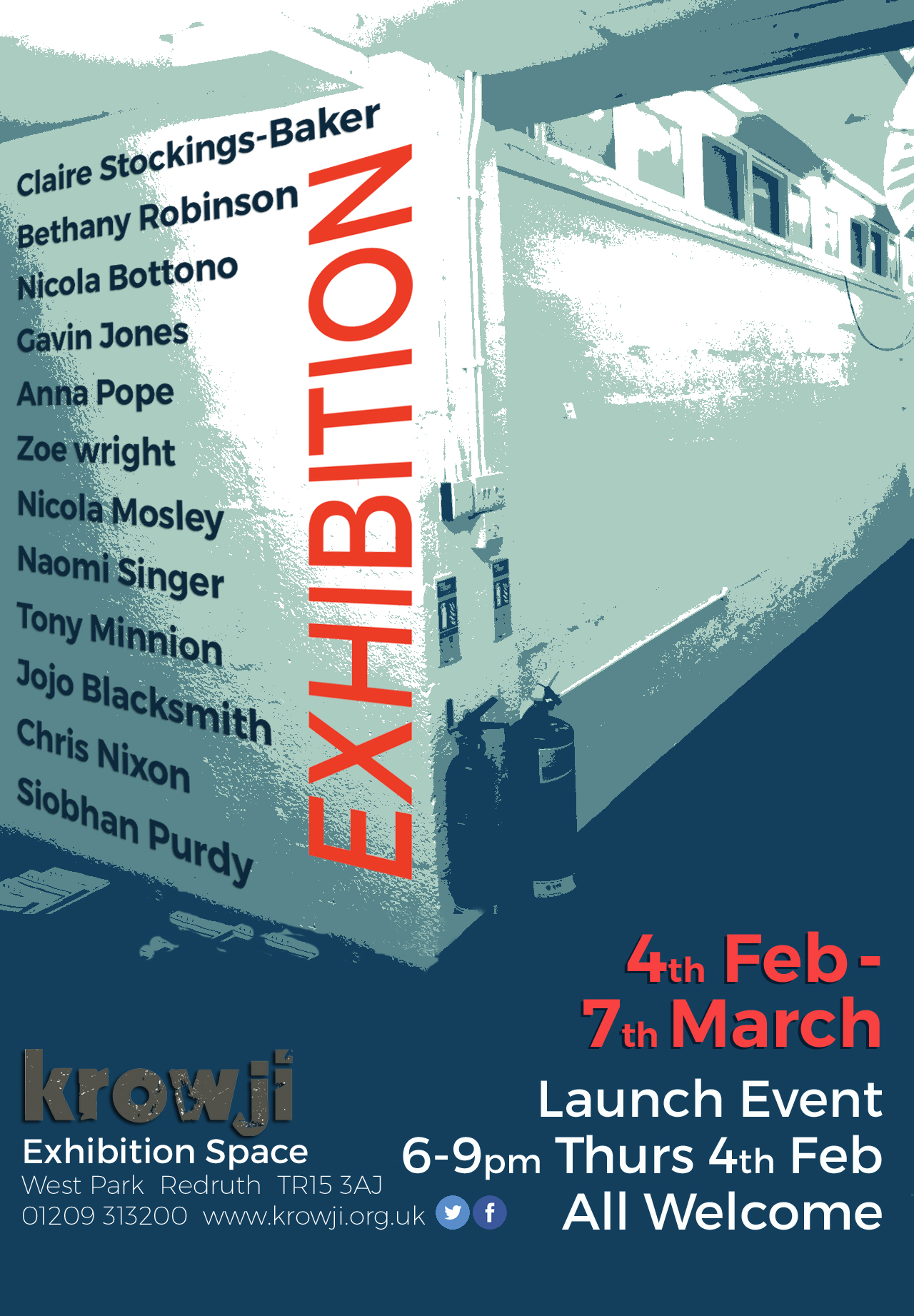 Krowji exhibiton flyer