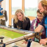 HRH Countess of Wessex visit to Krowji