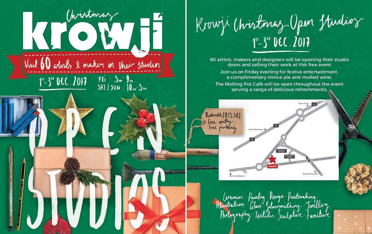 Krowji Christmas Open Studios 2017 for news post double